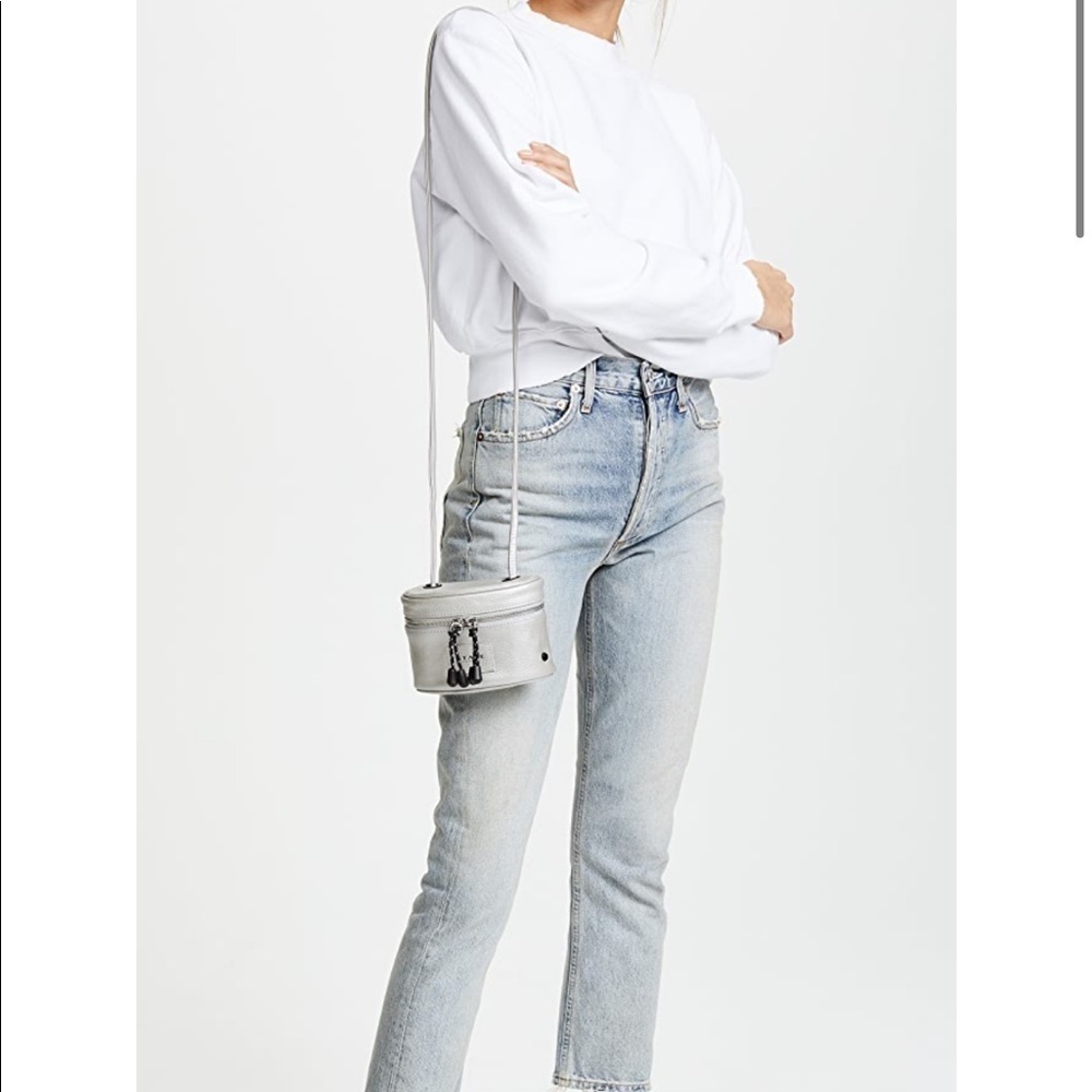 State Greenwood Autumn Metallic Pebbled Leather Compact Crossbody Bag